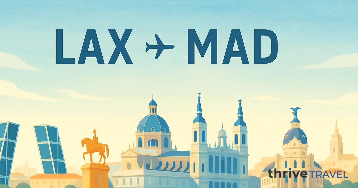 Los Angeles to Madrid