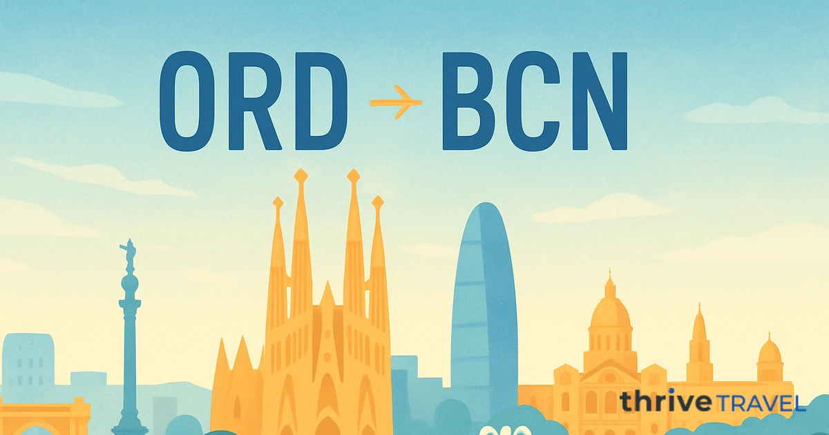 Chicago to Barcelona