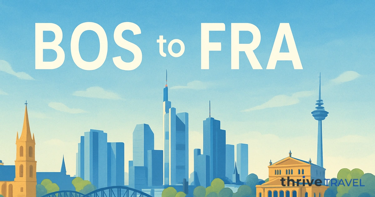 Boston to Frankfurt