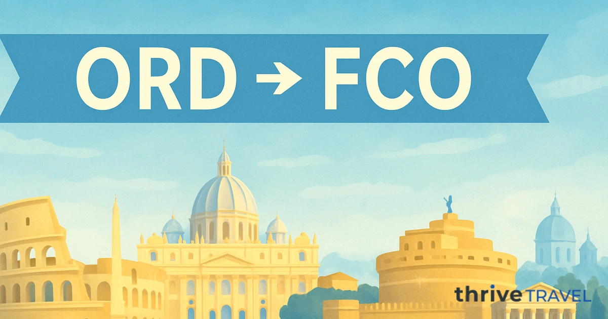 Chicago to Rome
