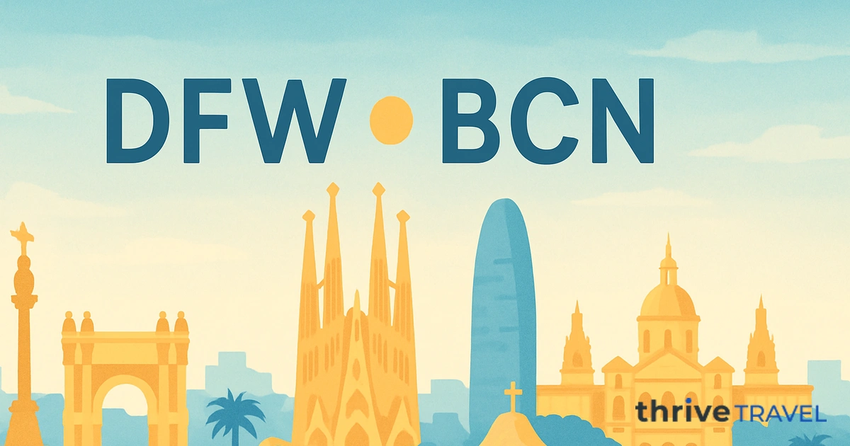 Dallas to Barcelona