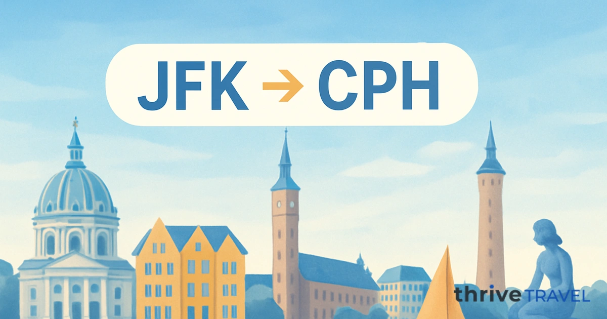 New York to Copenhagen