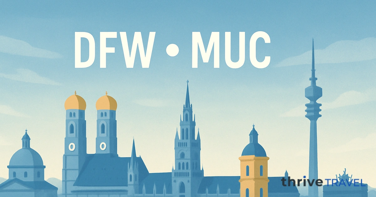 Dallas to Munich
