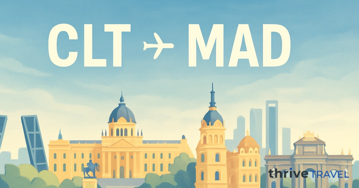Charlotte to Madrid