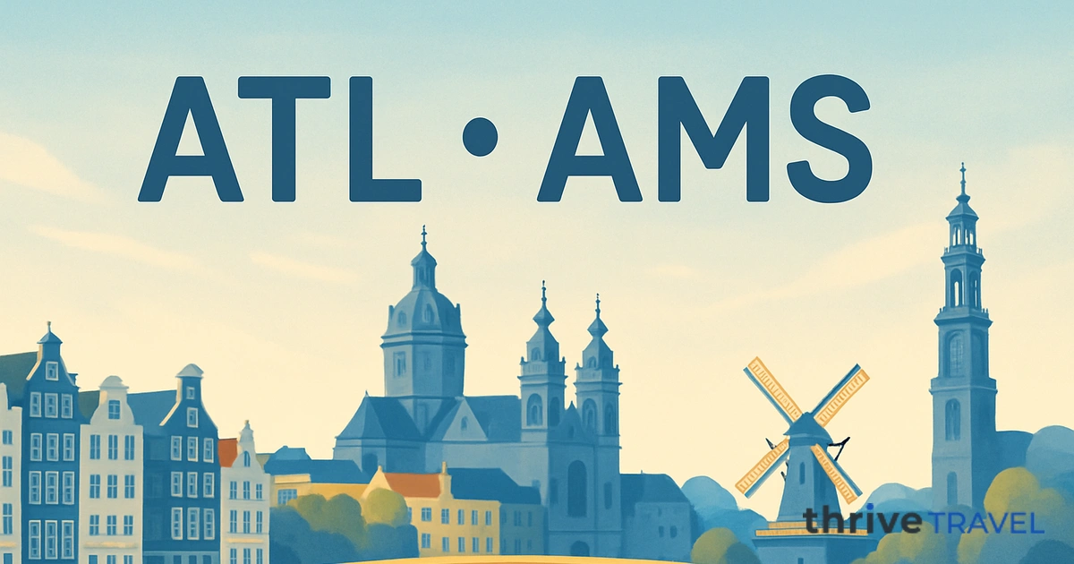 Atlanta to Amsterdam