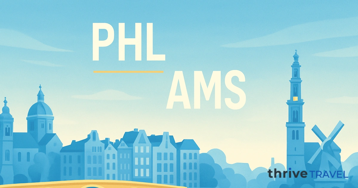 Philadelphia to Amsterdam
