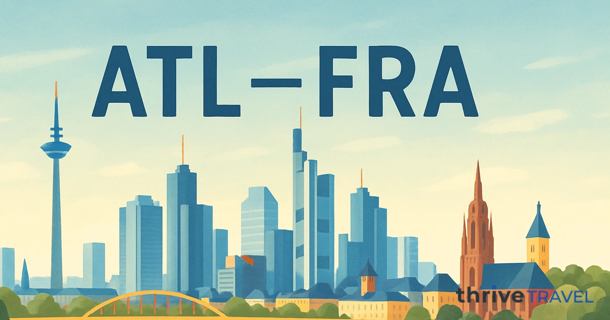Atlanta to Frankfurt