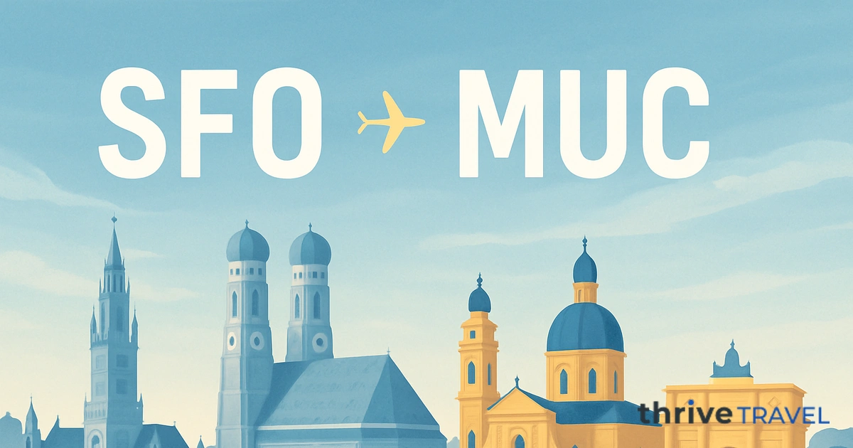San Francisco to Munich