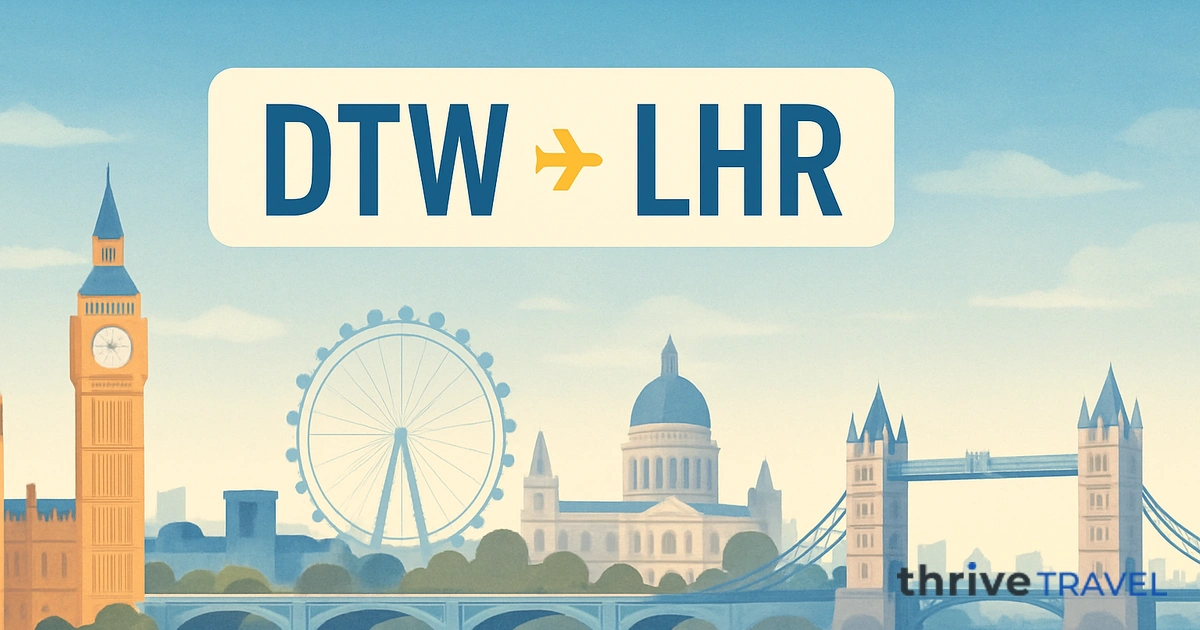 Detroit to London
