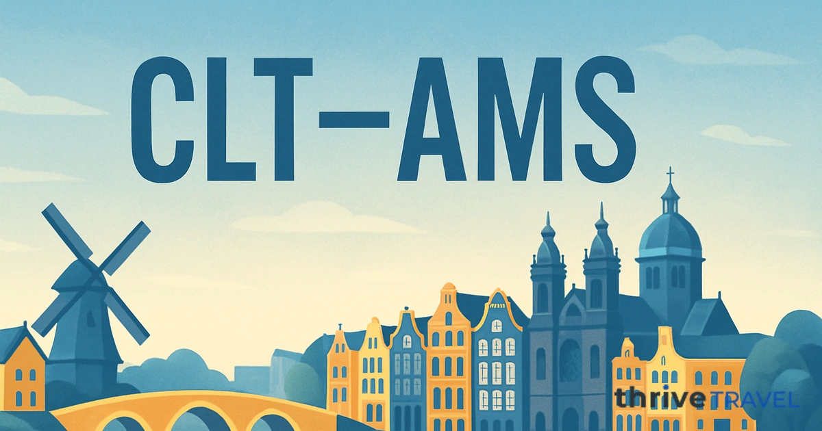 Charlotte to Amsterdam