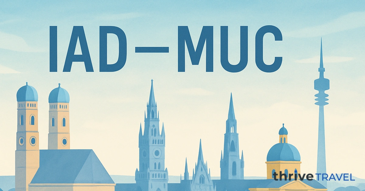 Washington to Munich