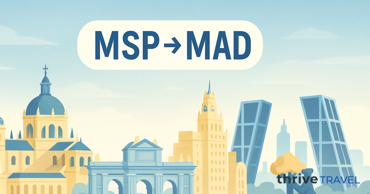 Minneapolis to Madrid