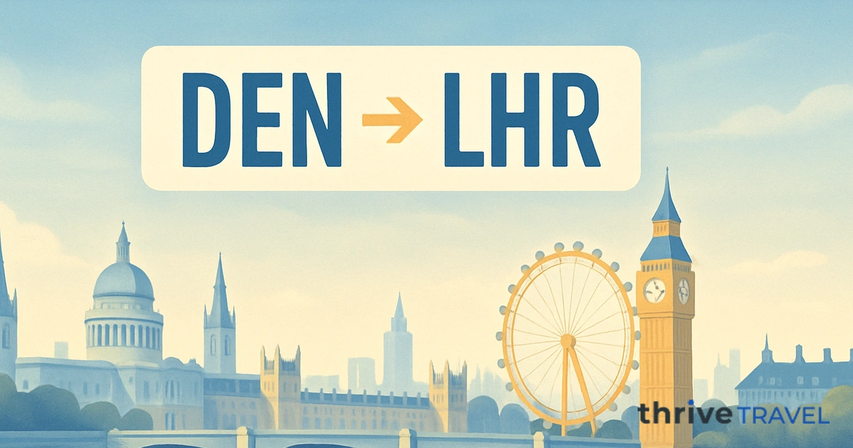 Denver to London