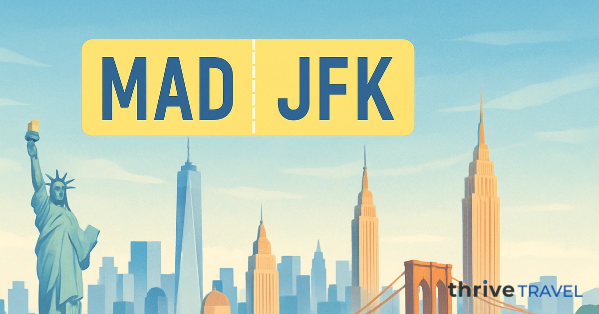 Madrid to New York