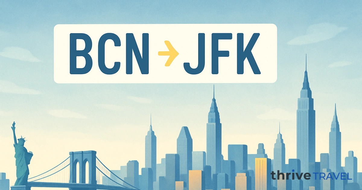 Barcelona to New York