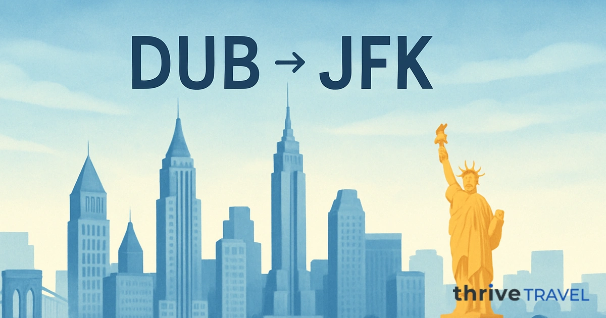 Dublin to New York