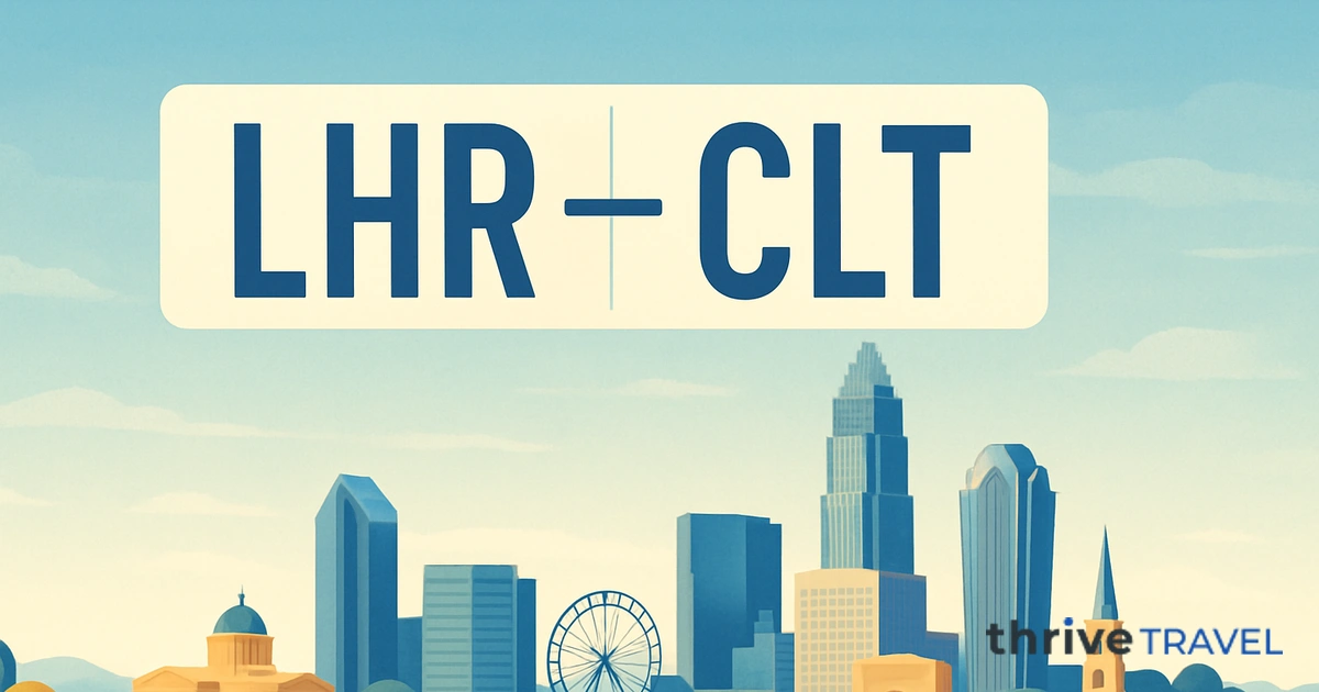 London to Charlotte