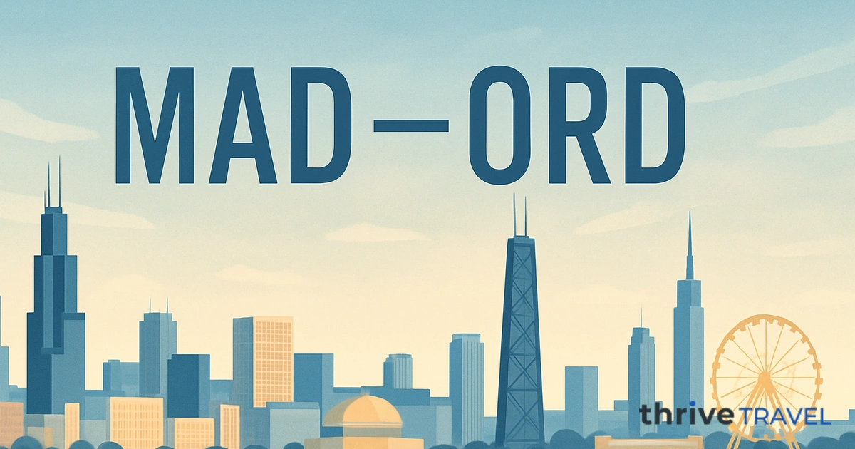 Madrid to Chicago