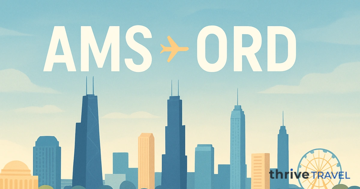 Amsterdam to Chicago