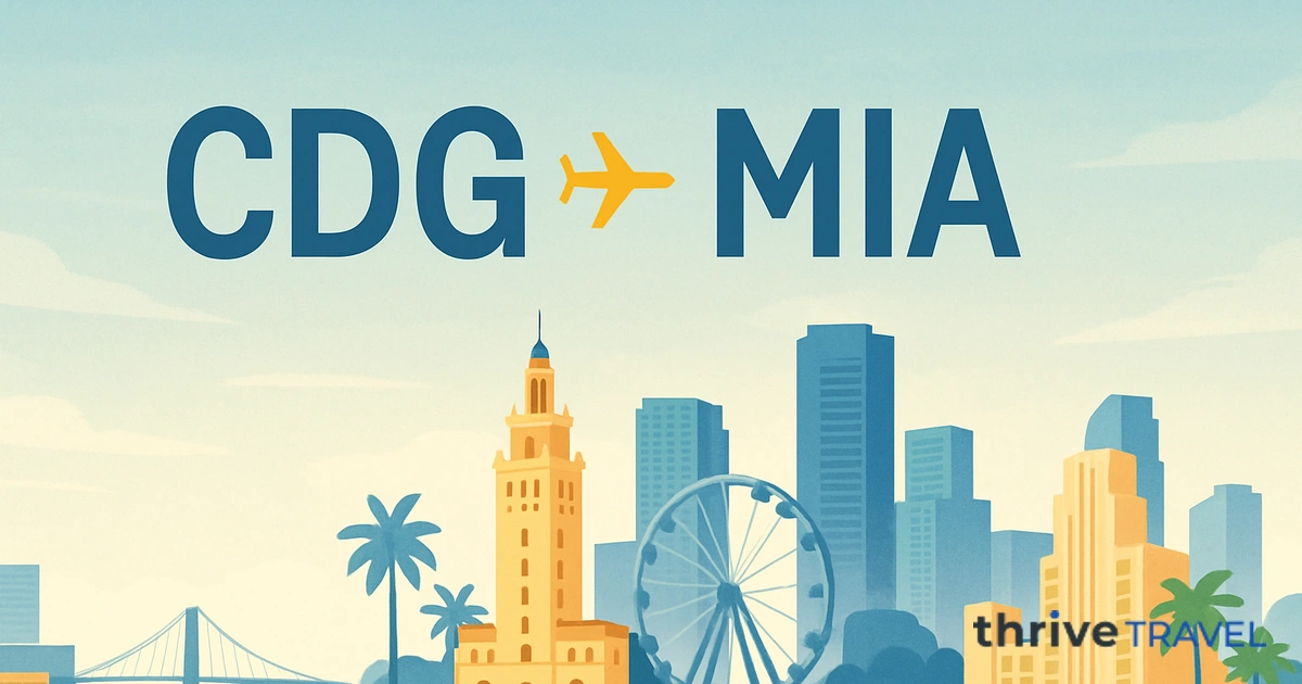 Paris to Miami