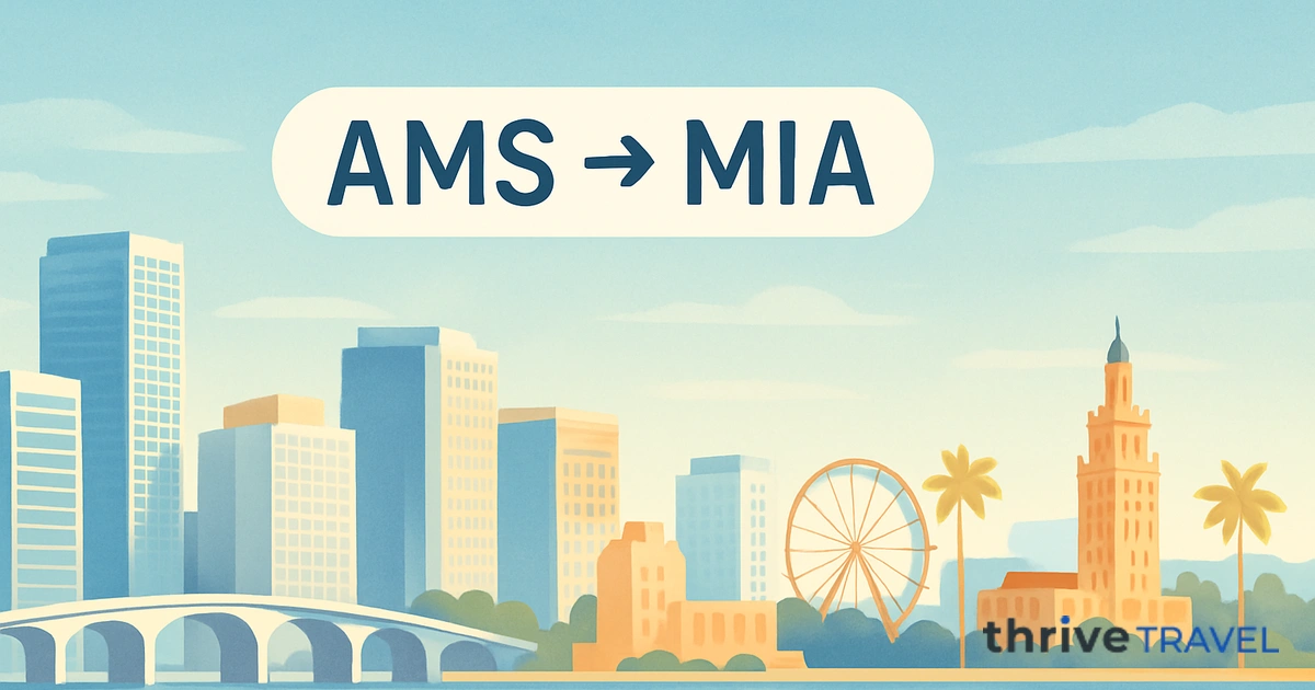 Amsterdam to Miami