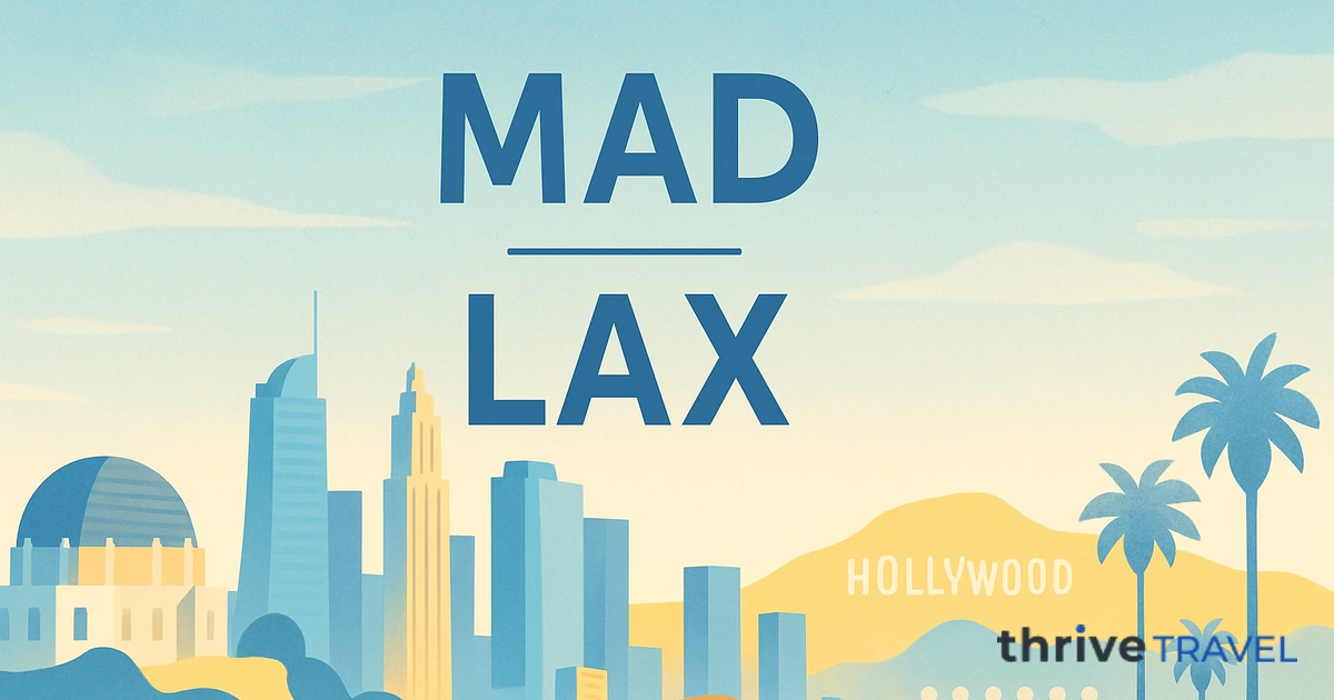 Madrid to Los Angeles