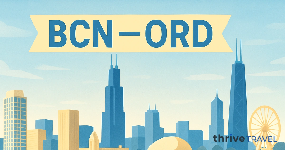 Barcelona to Chicago