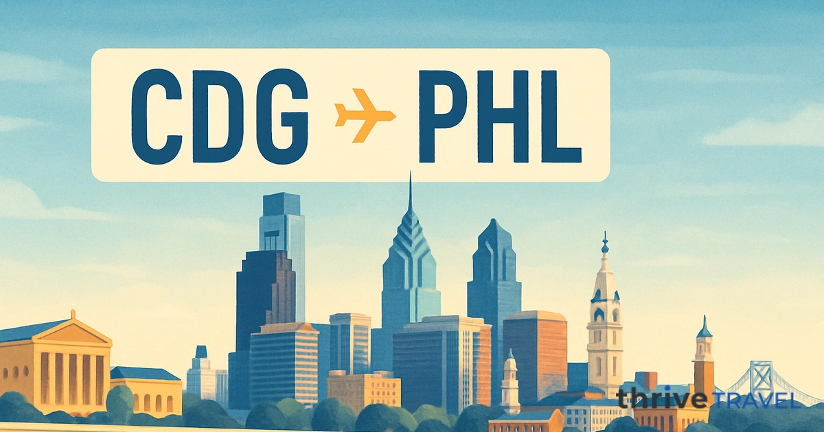 Paris to Philadelphia