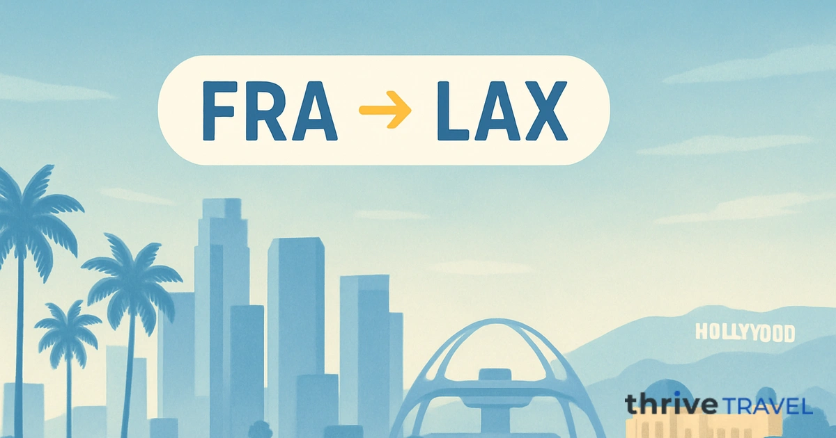 Frankfurt to Los Angeles