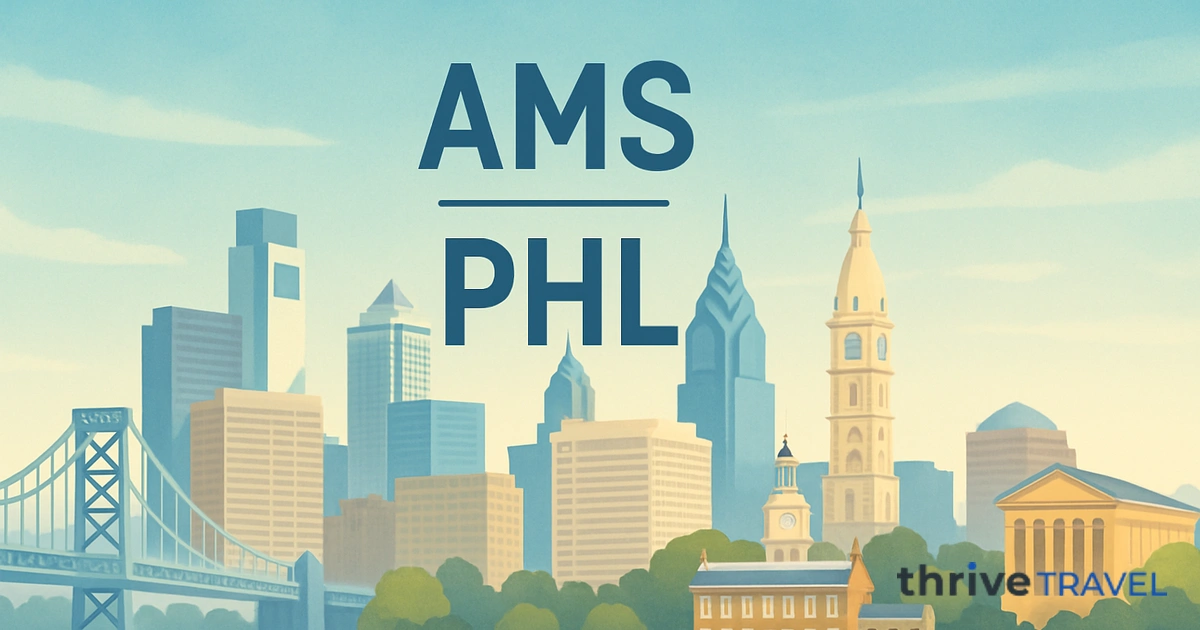 Amsterdam to Philadelphia