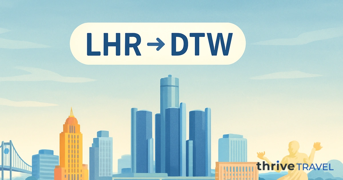 London to Detroit
