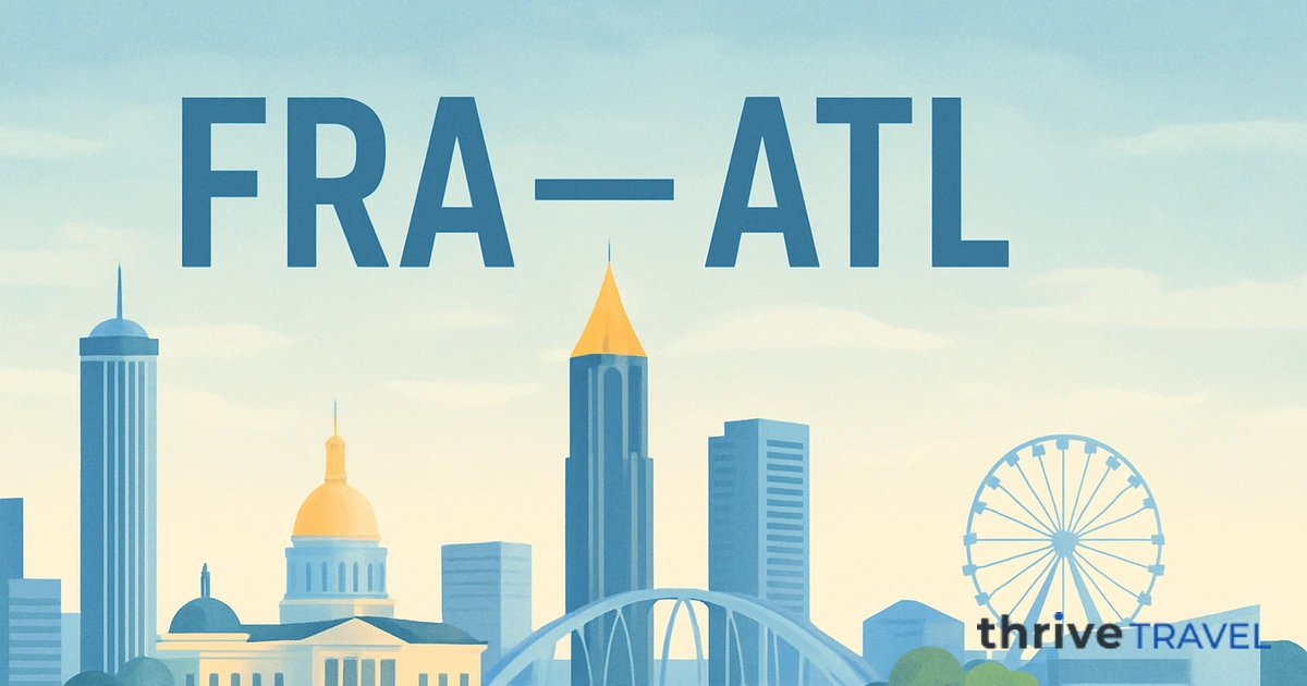Frankfurt to Atlanta