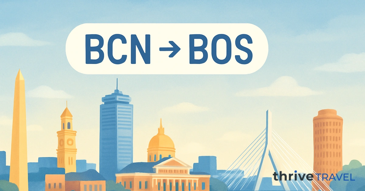 Barcelona to Boston