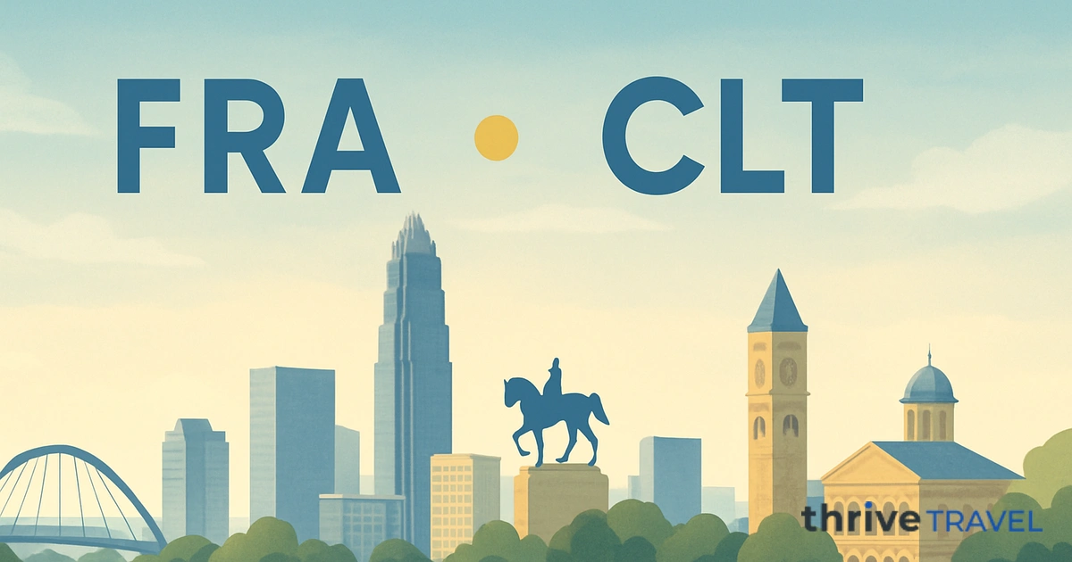 Frankfurt to Charlotte