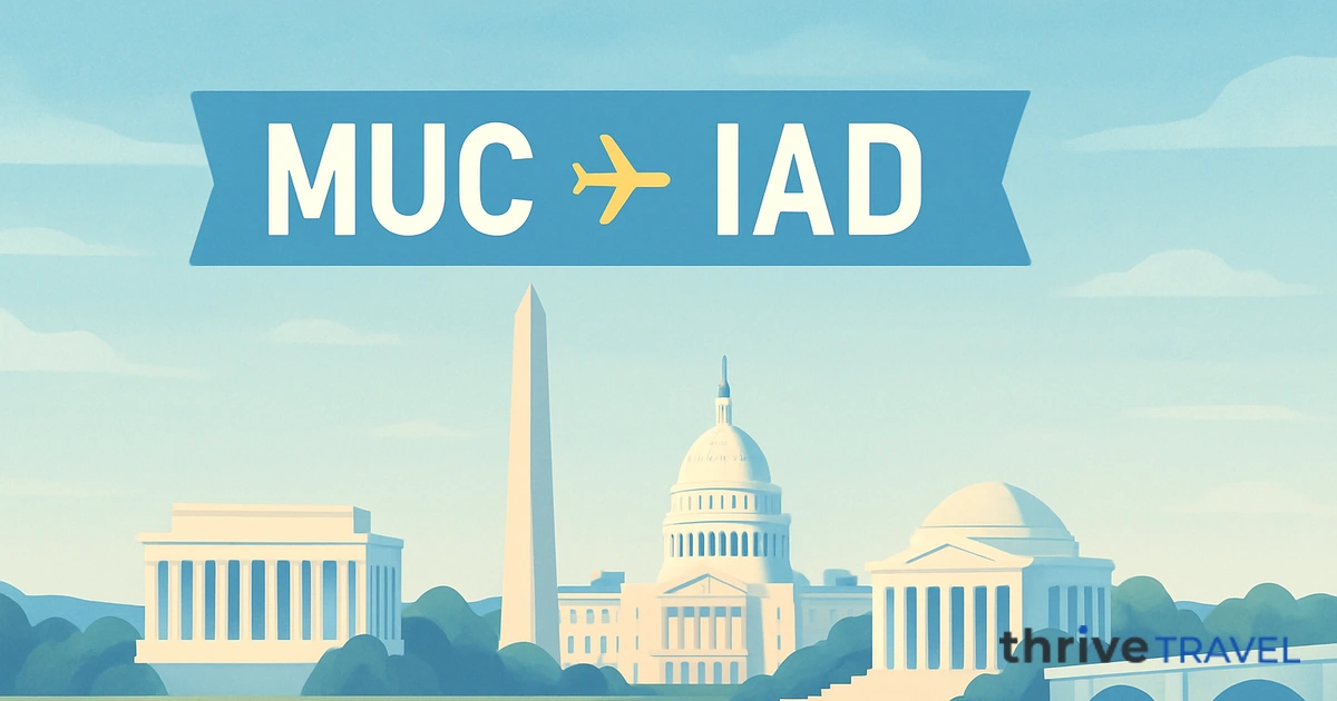 Munich to Washington