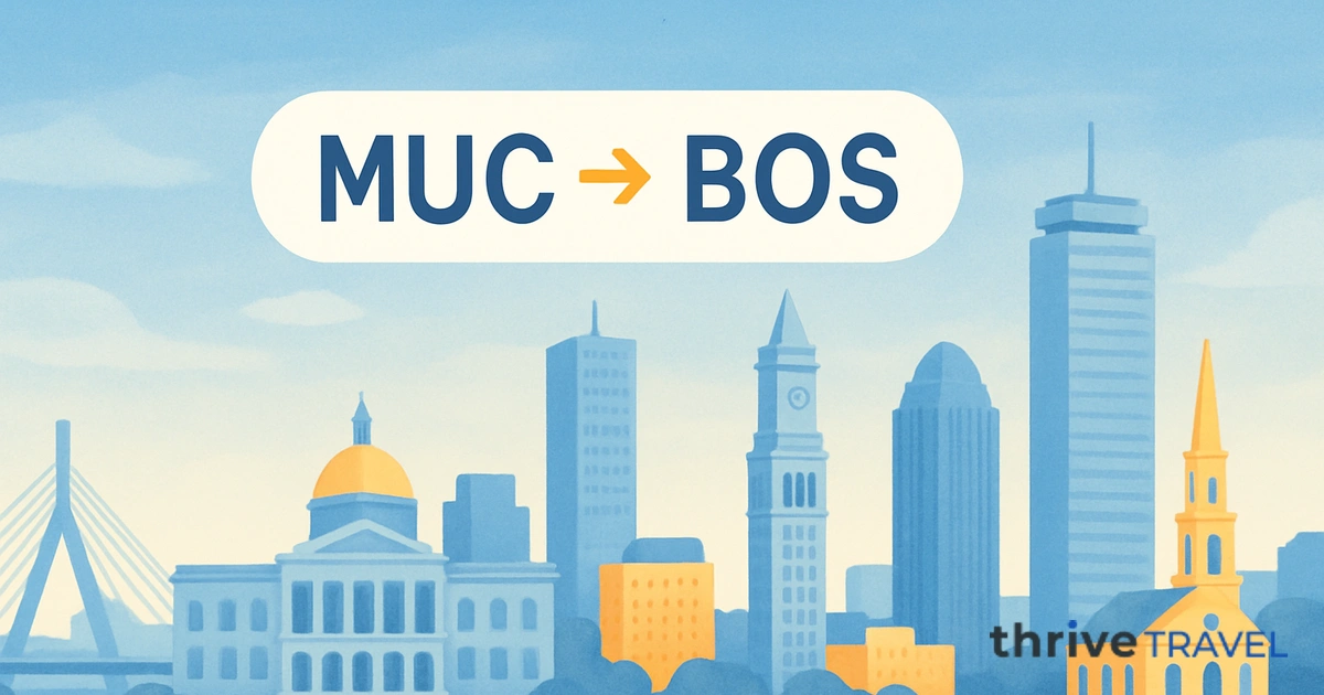 Munich to Boston