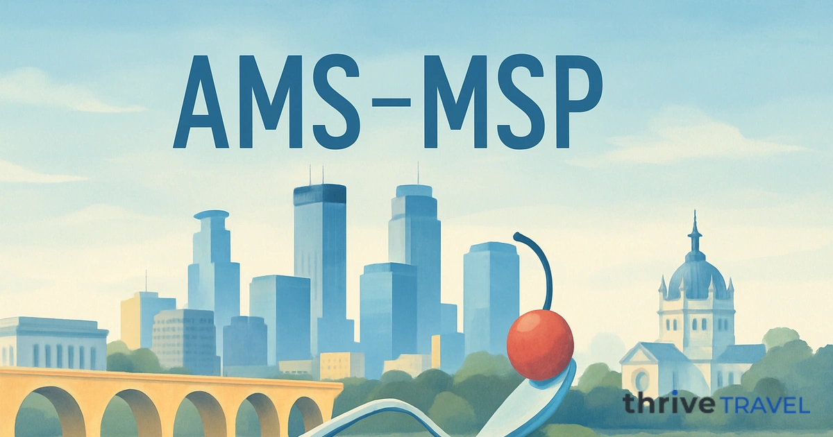 Amsterdam to Minneapolis