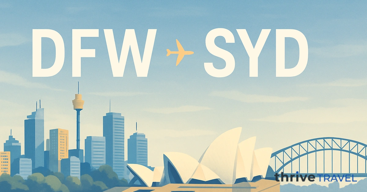 Dallas to Sydney