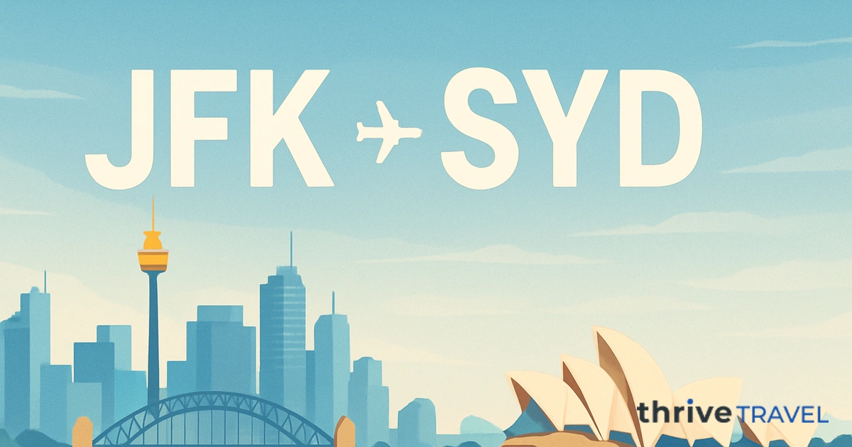 New York to Sydney