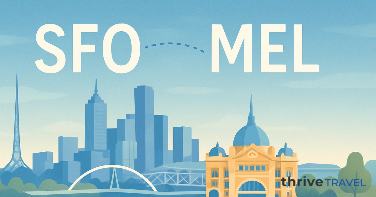 San Francisco to Melbourne