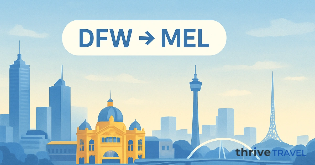 Dallas to Melbourne