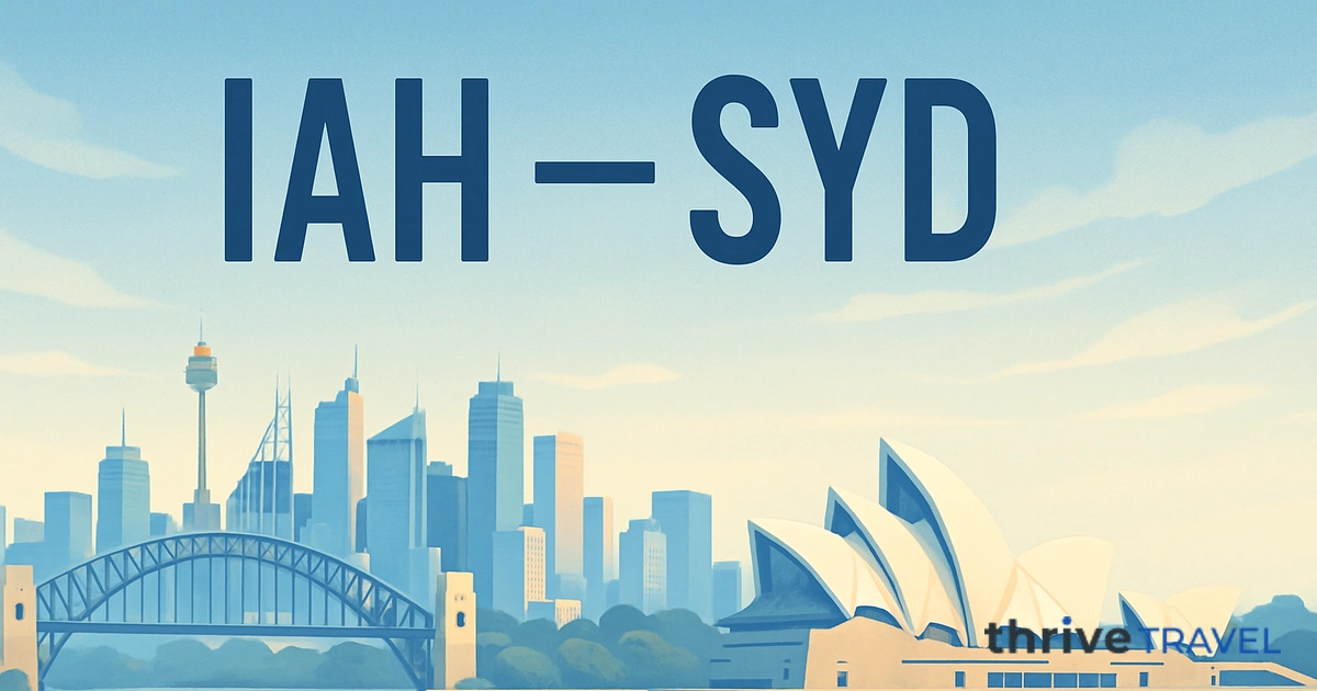 Houston to Sydney