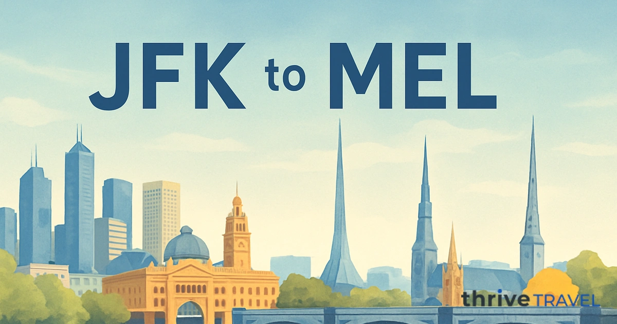 New York to Melbourne