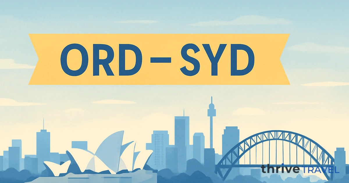 Chicago to Sydney