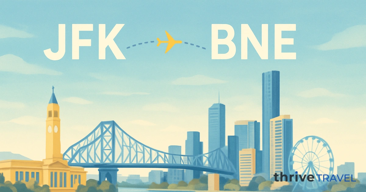 New York to Brisbane