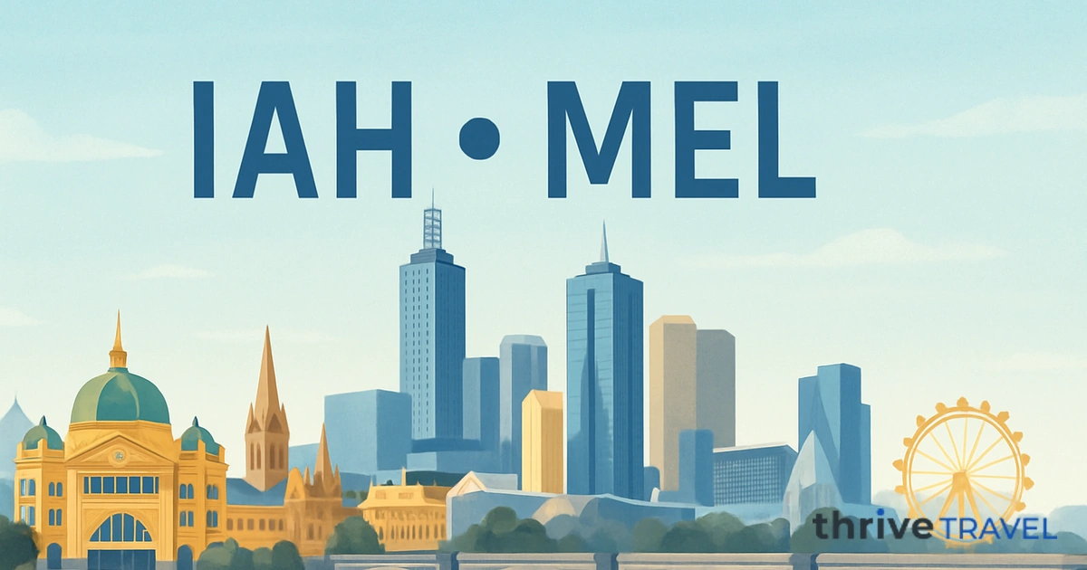 Houston to Melbourne