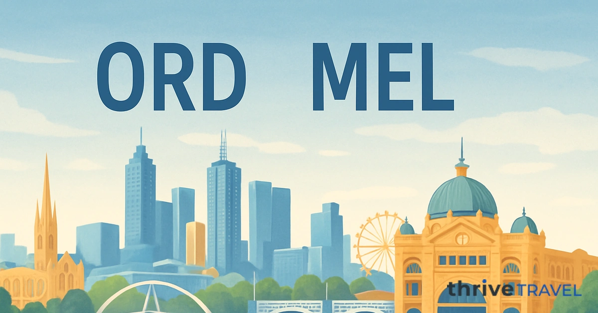Chicago to Melbourne