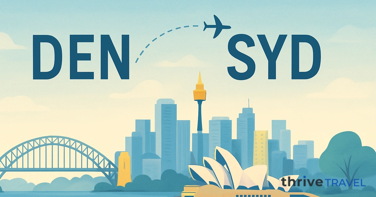 Denver to Sydney