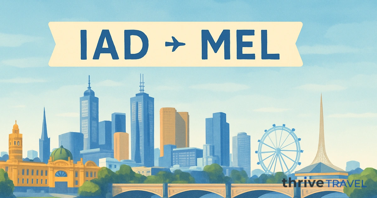Washington to Melbourne