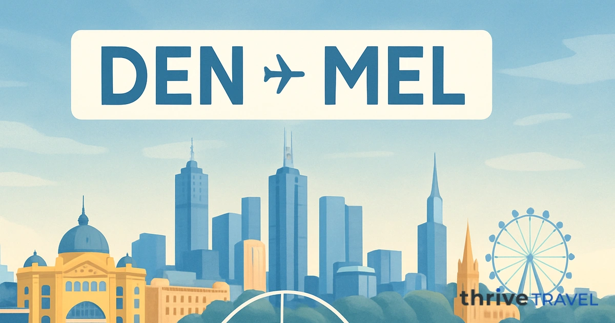 Denver to Melbourne